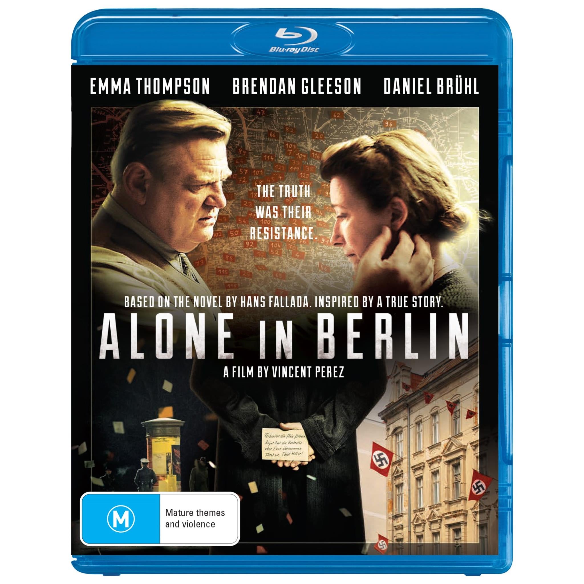 Alone in Berlin Blu-ray DVD - Historical Drama Movie Based on True Story - Perfect for WWII Film Enthusiasts & History Buffs