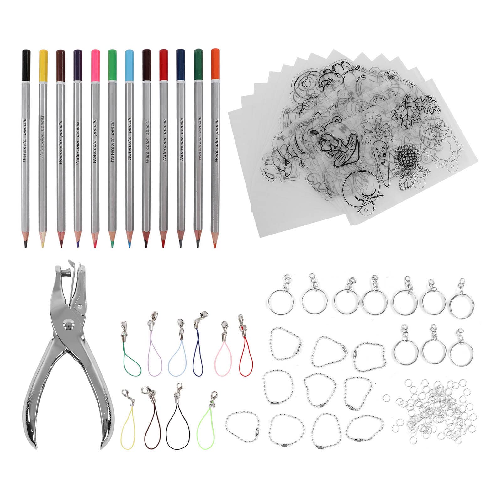 Premium Heat Shrink Film for DIY Crafts - Colorful Art Paper Shrink Sheets Set for Scrapbooking, Gift Wrapping & Home Decoration