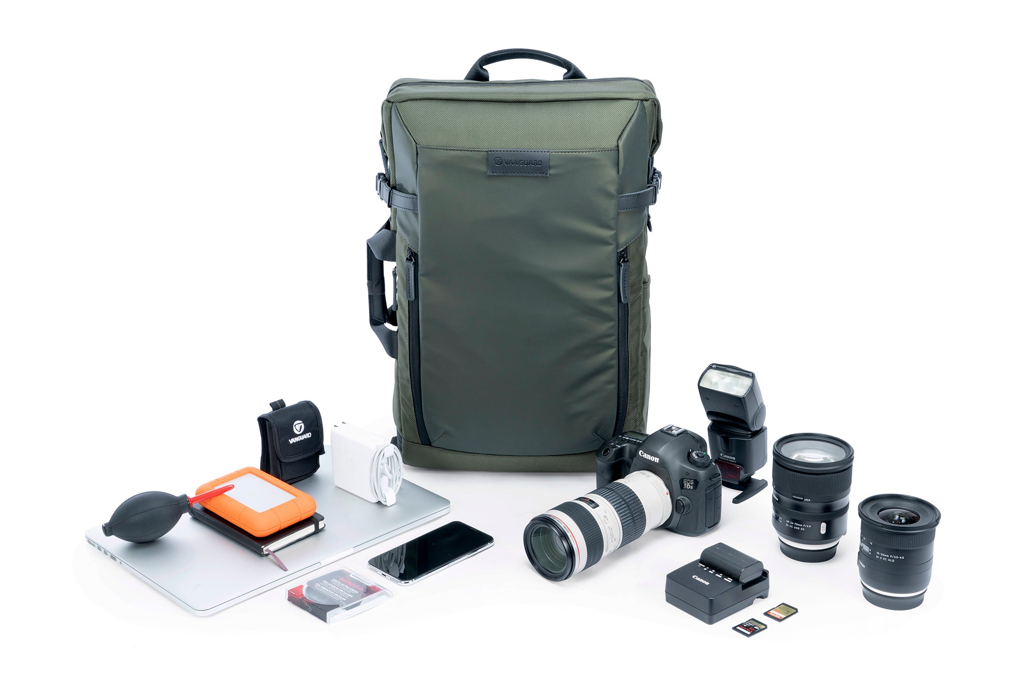 VEO SELECT 49 Laptop Backpack - Durable Waterproof Travel Backpack for Men & Women, Green - Perfect for Work, School, Hiking & Outdoor Adventures