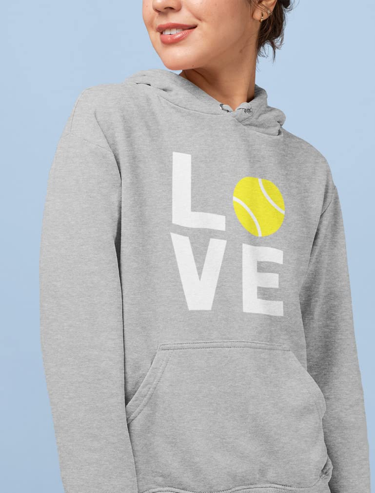 Women's Tennis Sweatshirt Hoodie - Cute Novelty Gift for Players, Coaches & Fans | Perfect for Matches, Training & Casual Wear
