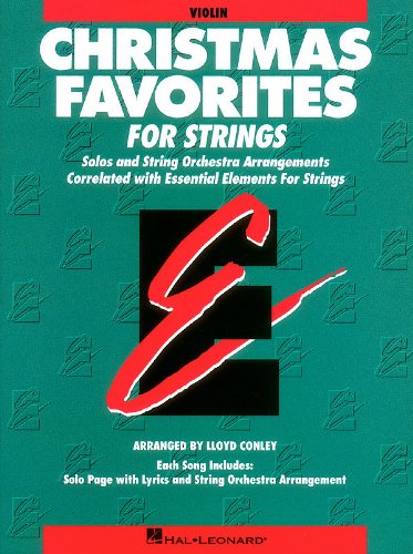 Christmas Favorites for Violin - Essential Elements String Parts 1 & 2 | Holiday Sheet Music for Violinists - Perfect for Christmas Performances & Winter Recitals