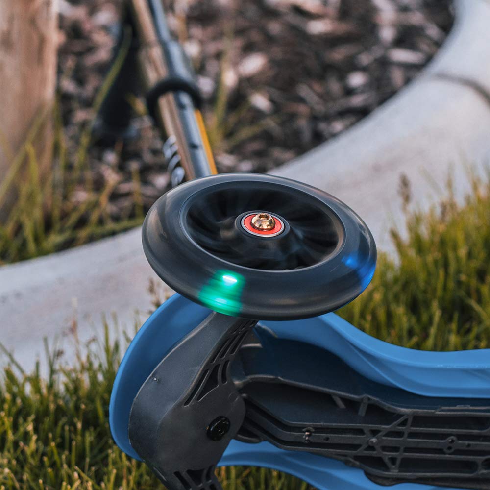 Best 3-Wheel Kick Scooter for Kids Ages 2-5 - Adjustable Height, Extra Wide Deck & LED Light-Up Wheels - Perfect for Toddler Boys & Girls Learning to Ride - Great for Park Rides, Neighborhood Fun & Preschool Commutes