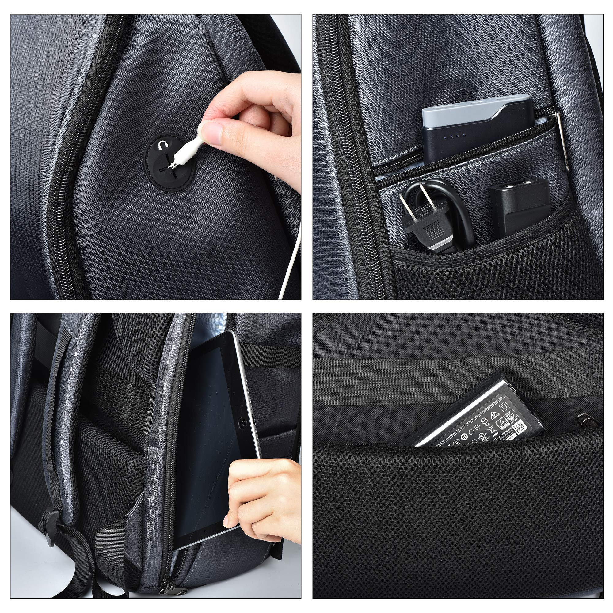 TOPCHANCES Waterproof Folding Backpack for DJI FPV Combo - Lightweight Drone Shoulder Bag with Decompression Design, Compatible with DJI FPV Fly Accessories (Grey) - Perfect for Travel, Hiking & Aerial Photography