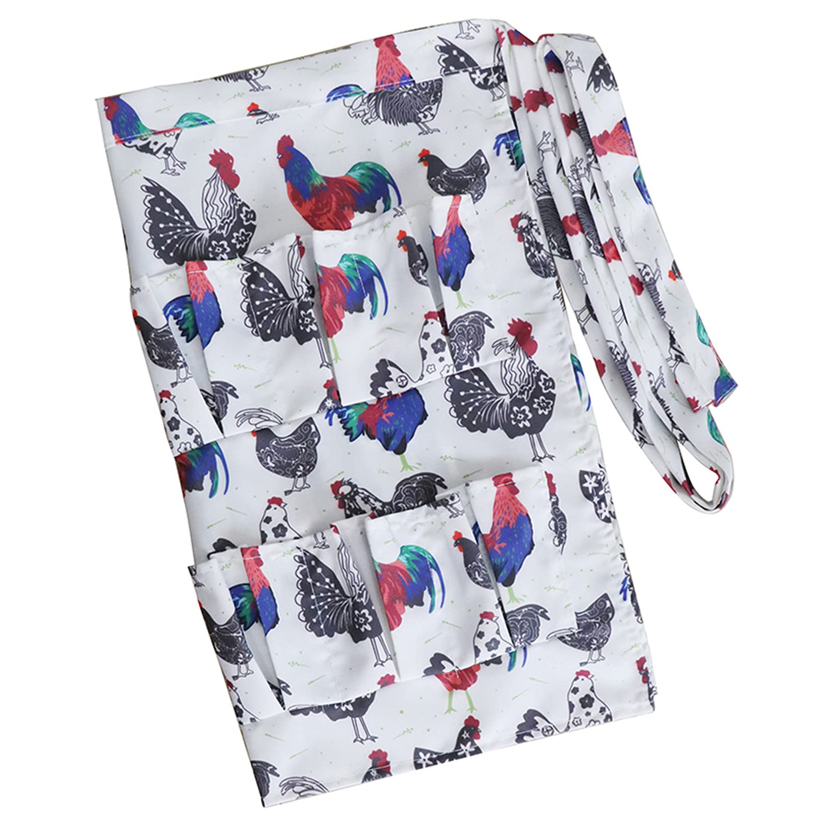 Best Chicken Farm Egg Gathering Apron - Multi-Pocket Egg Collection Bag for Easy Harvesting | Portable & Durable Poultry Farming Accessory for Collecting Fresh Eggs | Perfect for Backyard Chicken Coops & Small Farms