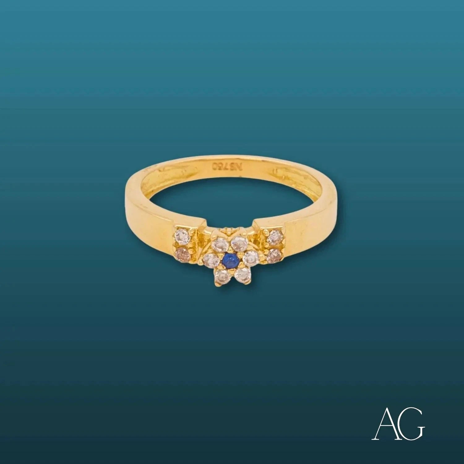 18K Gold Cubic Zirconia Ring for Women - Elegant Wedding, Engagement & Anniversary Jewelry Gift - Perfect for Special Occasions & Everyday Wear