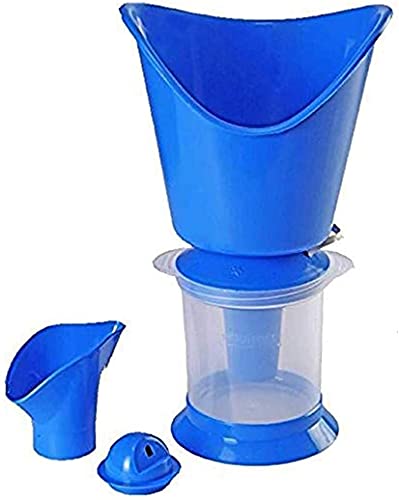 KPS 3-in-1 Facial Steamer for Face, Nose & Cough Relief - Portable Steam Vaporizer with Nozzle Inhaler & Sauna Function - Safe for Adults & Kids - Perfect for Home Spa, Cold Relief & Skincare Routine