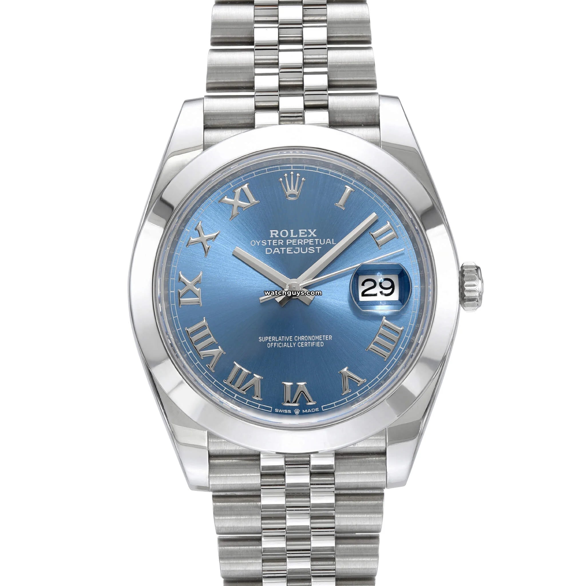 Rolex Datejust 126300 Stainless Steel Watch - Luxury Automatic Men's Timepiece for Business, Wedding & Formal Occasions