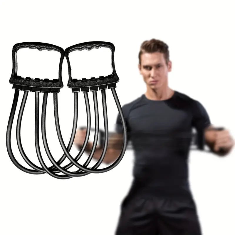Premium Chest Expander Resistance Bands Set - Heavy Duty Exercise Equipment for Home Gym, Strength Training & Physical Therapy - Perfect for Muscle Building, Fitness & Rehabilitation Workouts