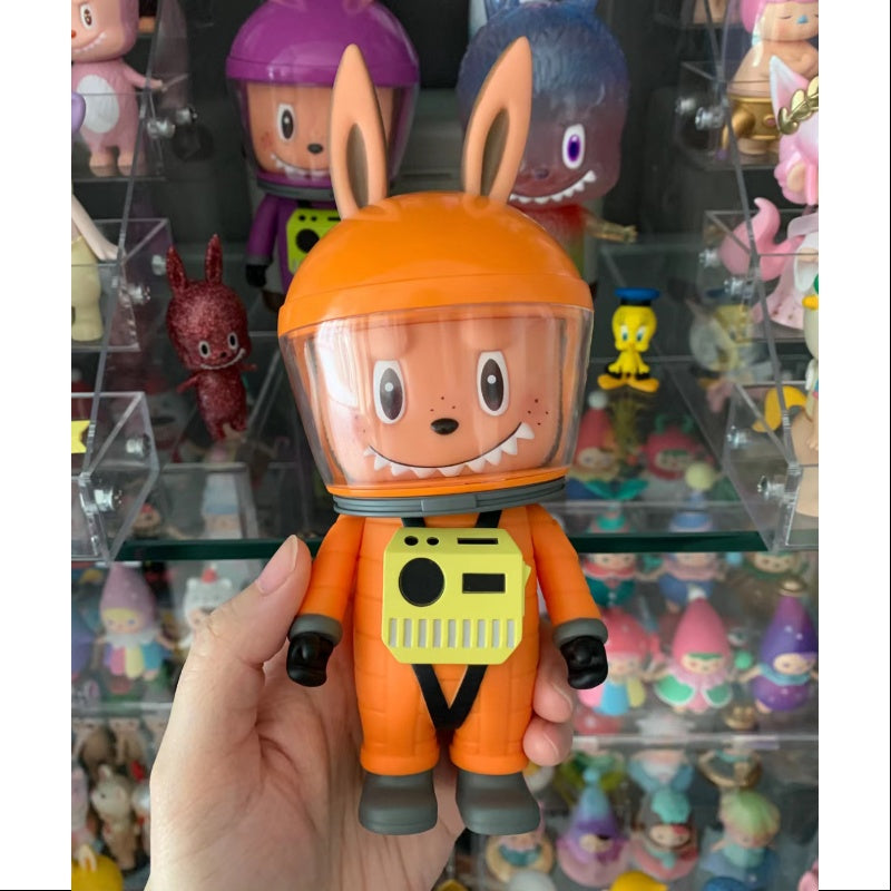 Labubu The Monsters Astronaut Orange Limited Edition 2017 - Collectible Vinyl Art Toy for Display & Gifts