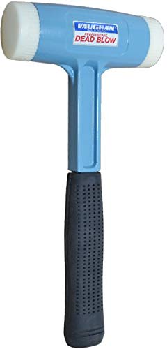 Vaughan 585-16 DB200 Dead Blow Hammer - 2-Inch Face Diameter, Non-Marring Rubber Mallet for Auto Repair, Woodworking & Metalworking - Perfect for Mechanics, Carpenters & DIY Projects