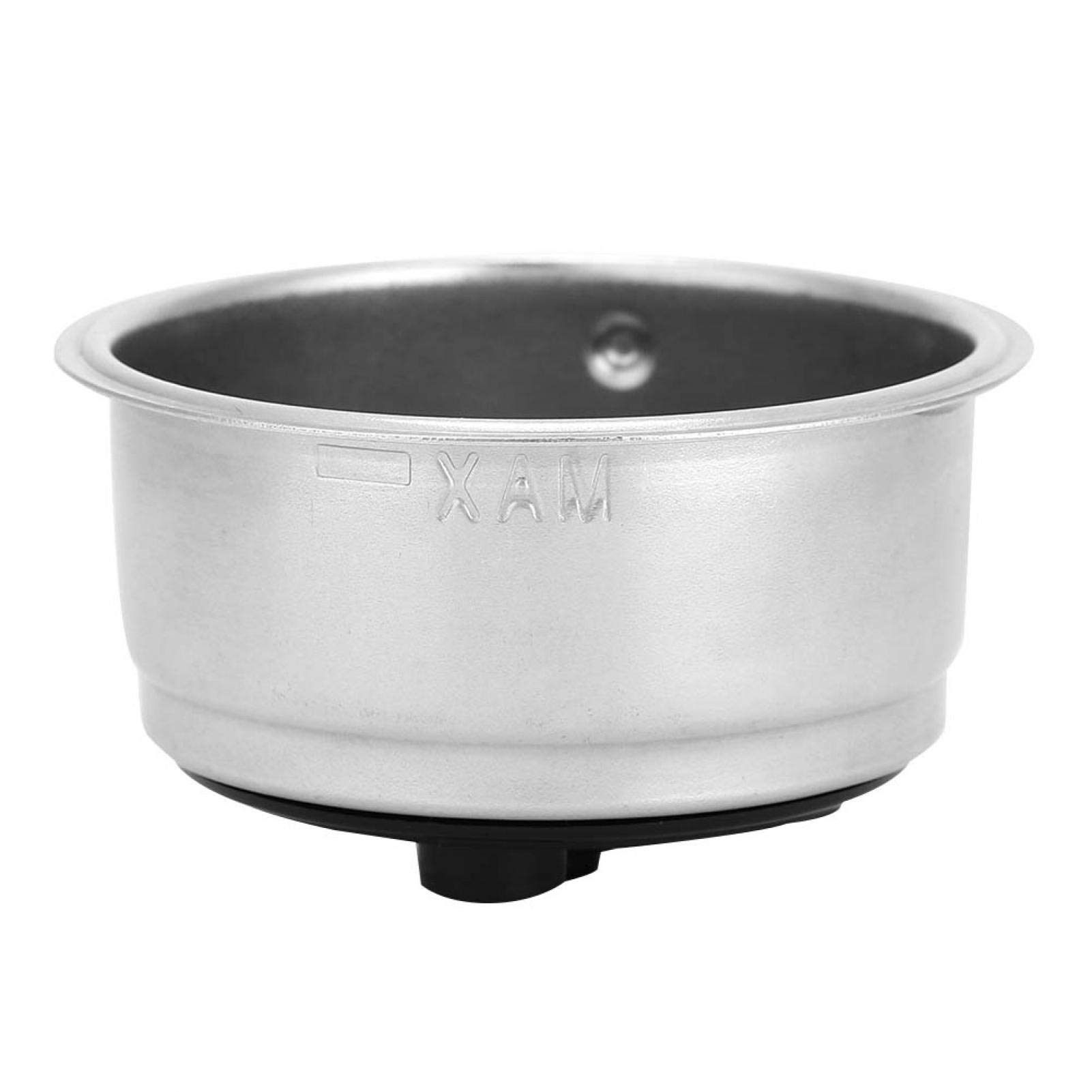 Premium 51mm Stainless Steel Coffee Filter Basket - Reusable Dripper for Espresso Machines & Coffee Makers | Perfect for Home, Office & Camping Use | Durable Coffee Accessories (Double Cup Capacity)