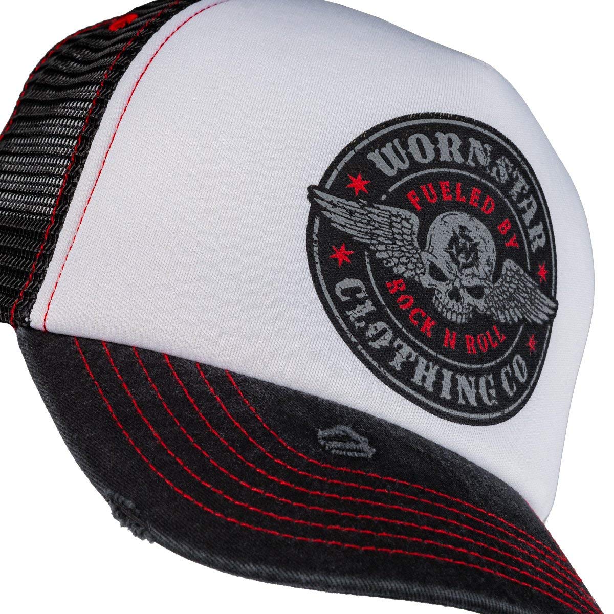 Wornstar Fueled Trucker Hat - Stylish Adjustable Baseball Cap for Men & Women - Perfect for Outdoor Activities, Sports, and Casual Wear