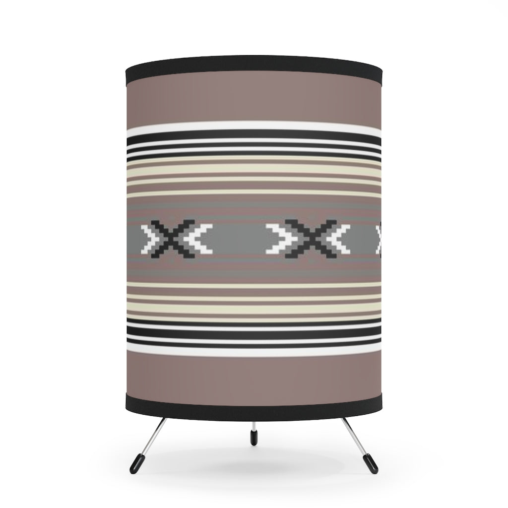 Pueblo Valley Tripod Table Lamp with High Resolution Printed Shade - US/CA Plug - Perfect for Bedroom, Living Room & Office Lighting