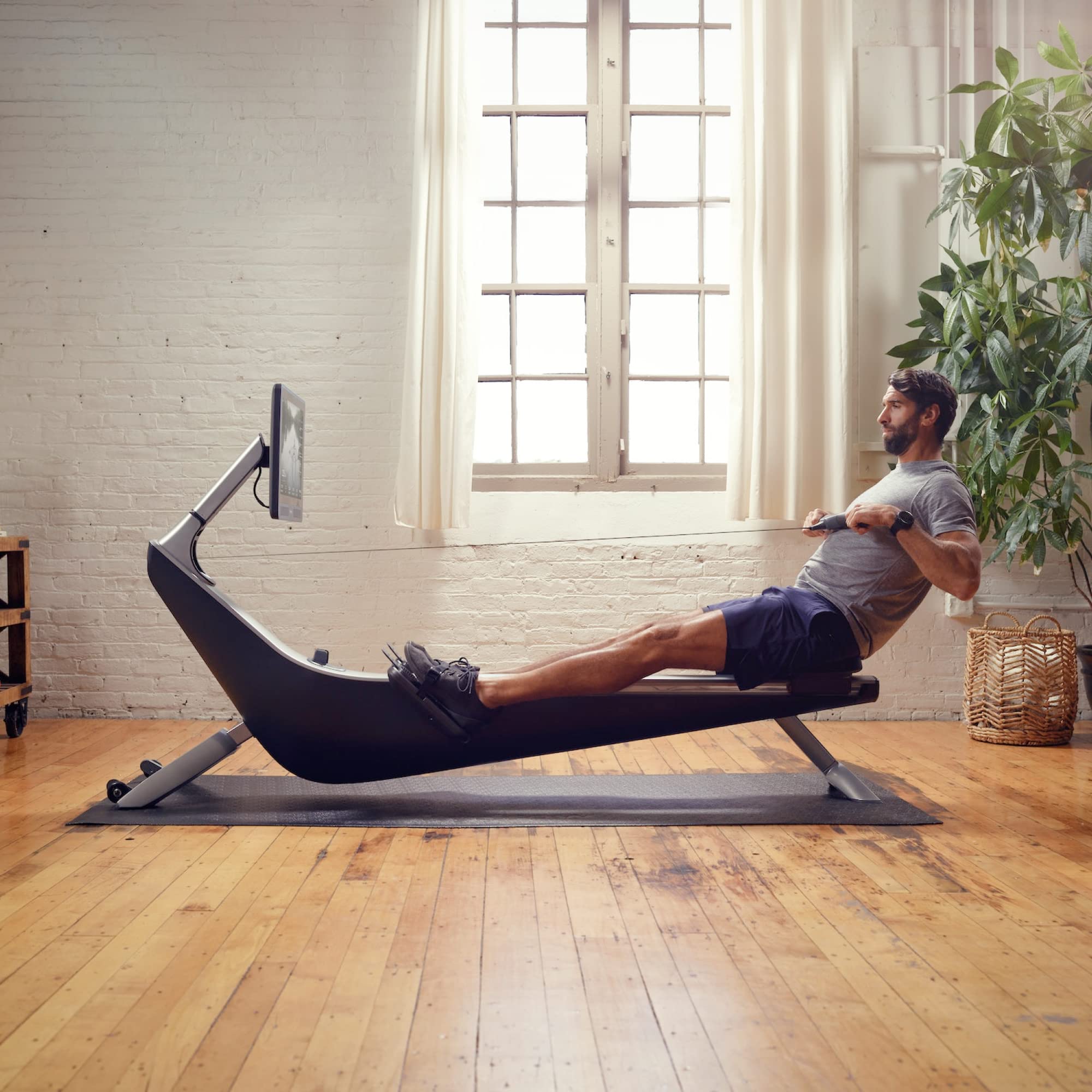 Hydrow Premium Non-Slip Exercise Equipment Mat - 3' x 7.5' x 0.125