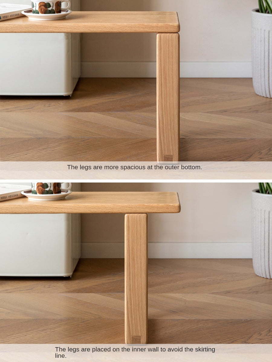 Oak Solid Wood Long Bed End Bench - Durable & Stylish Storage Bench for Bedroom, Living Room, or Entryway - Perfect for Extra Seating & Organization