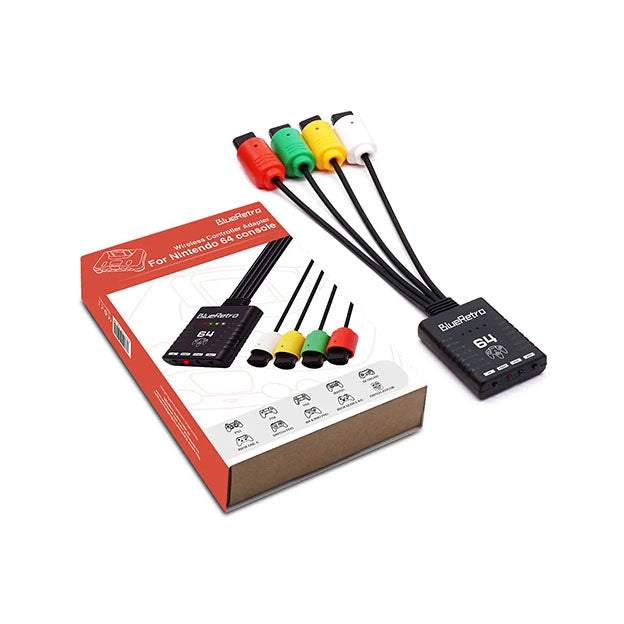 Wireless Controller Adapter for Nintendo 64 Console - Play Classic Games Without Cables | Perfect for Retro Gaming & Multiplayer Sessions