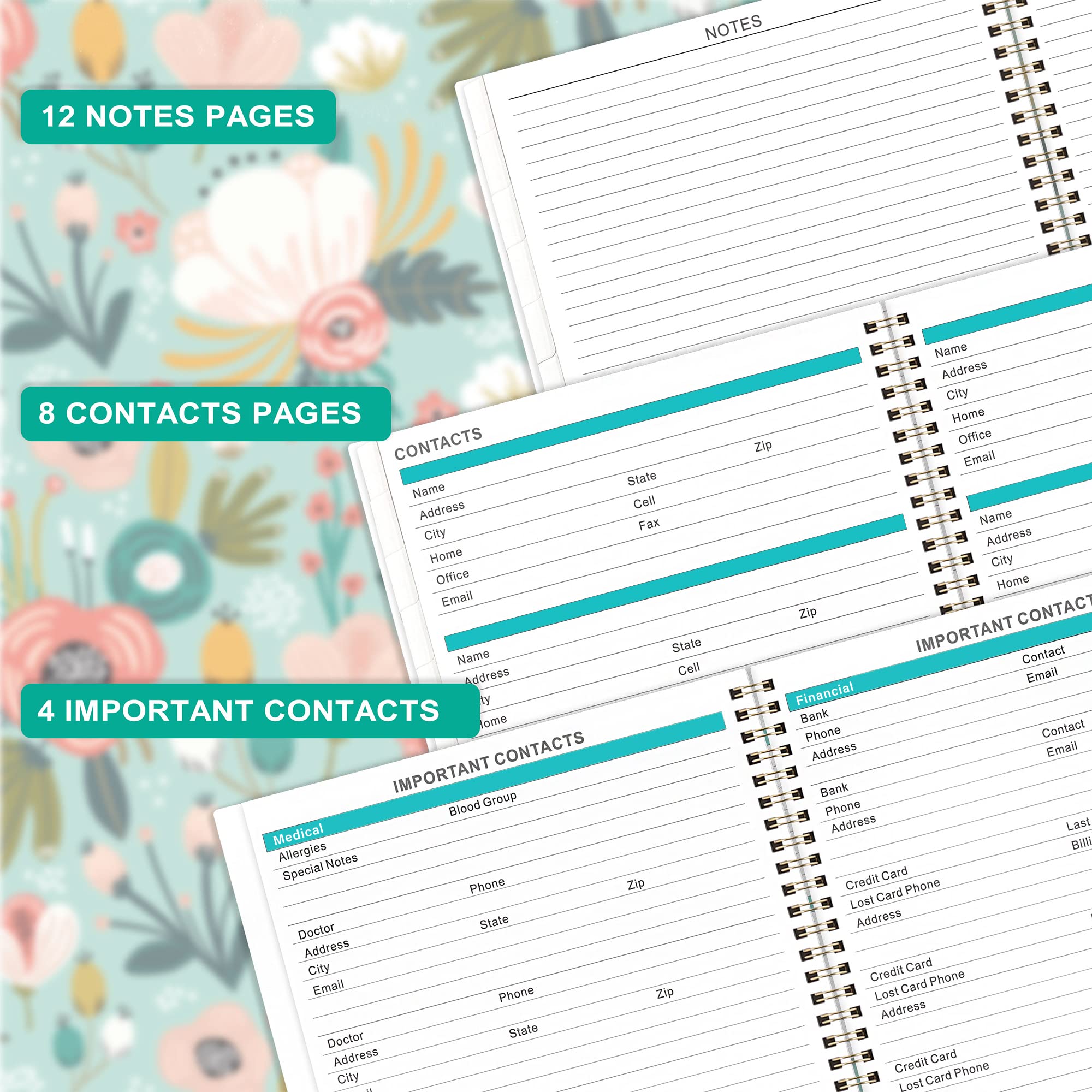 2025-2026 Monthly Planner | 18-Month Calendar Organizer from July 2025 to December 2026 | 8.5