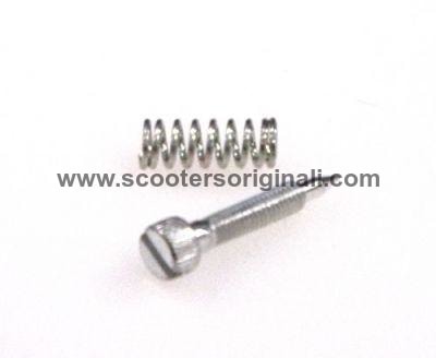 Lambretta Dellorto SH1/20 & SH2/22 Carburetor Air Mixture Screw & Spring Kit - Compatible with Vintage Scooters & Mopeds - Perfect for Tuning and Maintenance