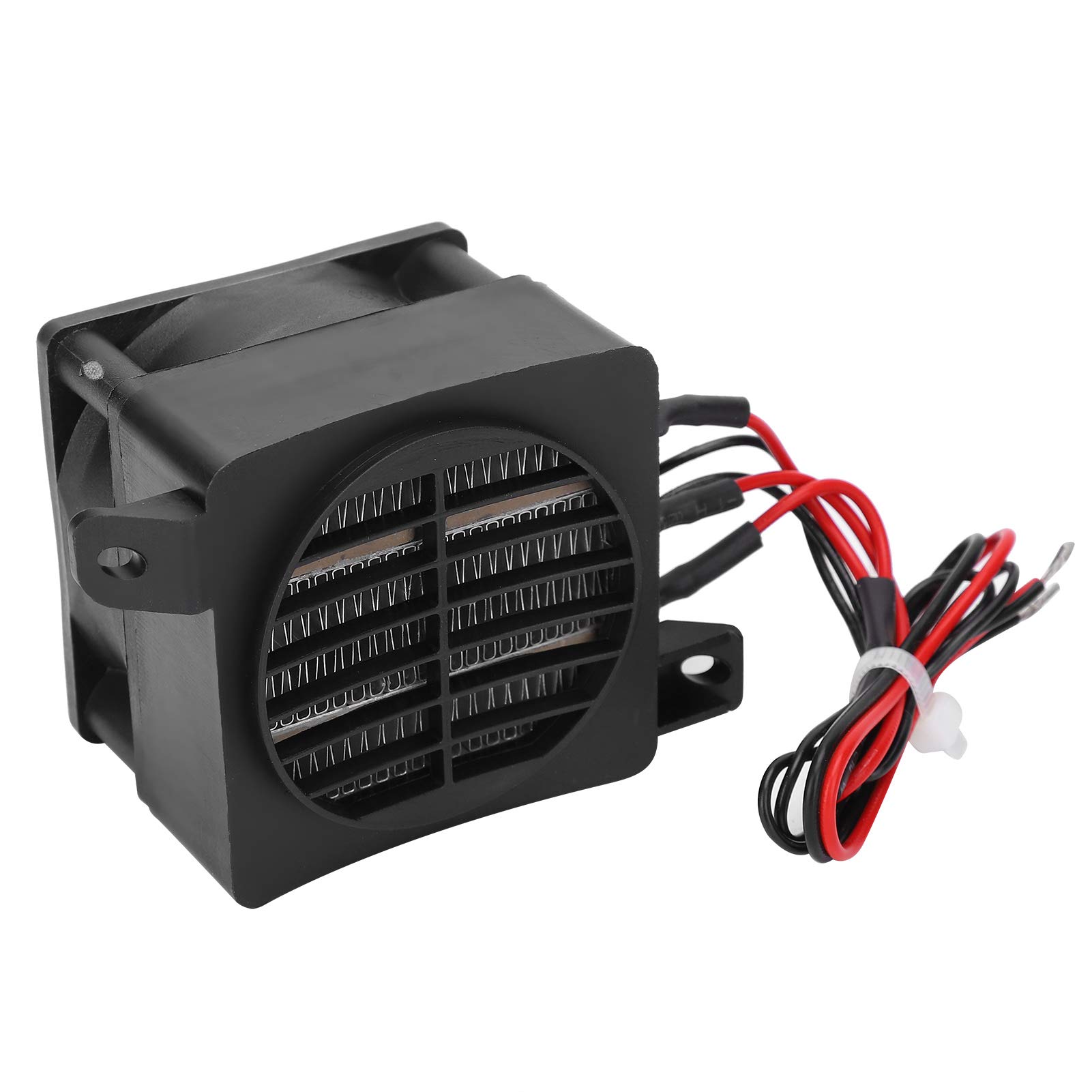300W PTC Ceramic Space Heater with Thermostat & Fan - 220V Electric Air Heater for Home, Office & Air Conditioners - Energy Efficient Heating Solution for Winter & Cold Weather