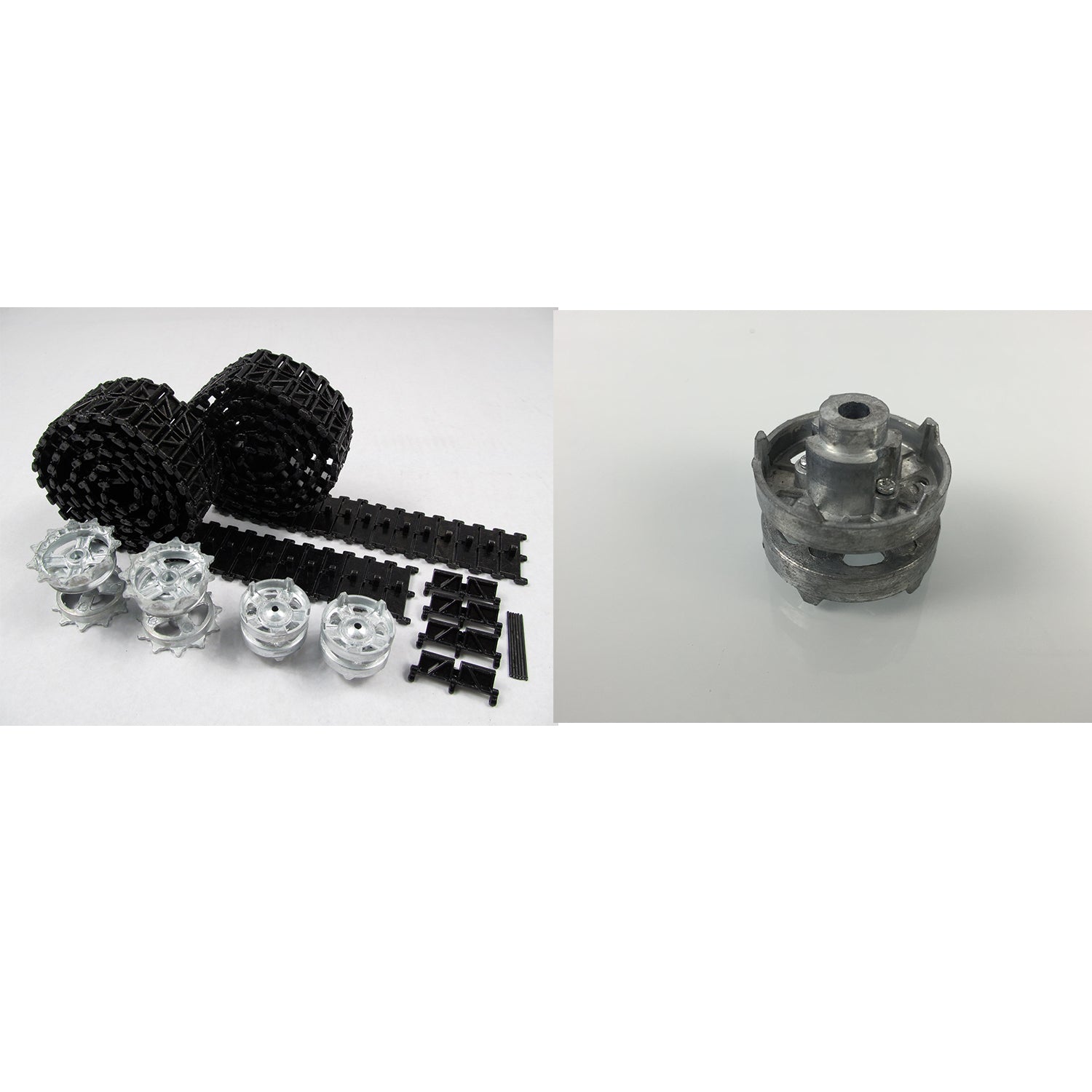 2.4G Mato 1/16 Scale Metal Tracks, Sprockets, Idlers & Wheels Replacement Parts Kit for Henglong ZTZ 99 RC Tank - DIY Upgrade Accessories for Radio Controlled Military Tank Models (Perfect for Battle Simulation & Collectors)