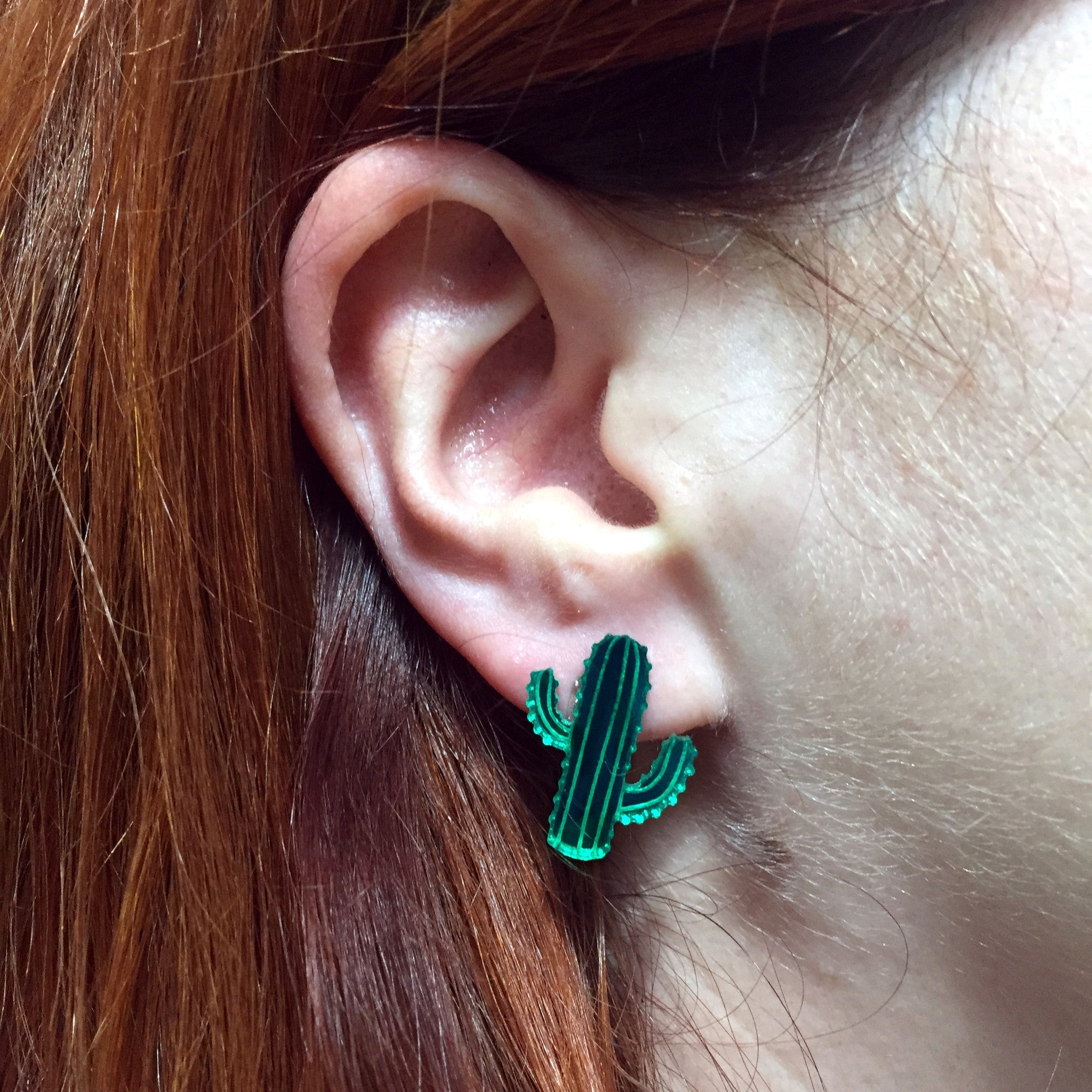 Cactus Earrings for Women - Stylish Succulent Dangle Earrings | Perfect for Boho, Summer, and Festival Outfits