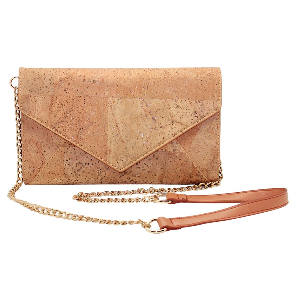 Boshiho Natural Cork Crossbody Bag for Women - Vegan Leather Handbag & Clutch Wallet - Perfect for Travel, Shopping, and Everyday Use
