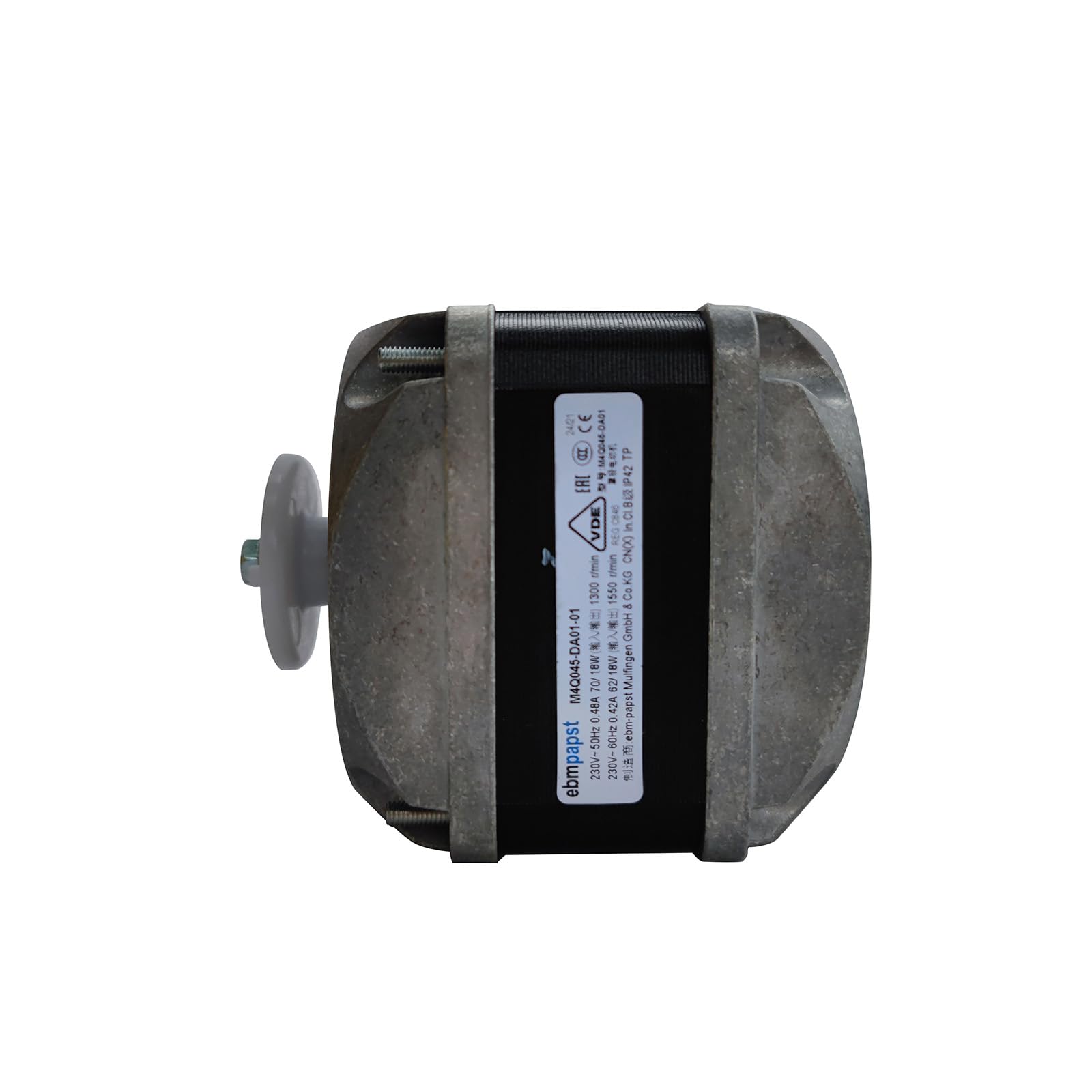 ebm-papst M4Q045-DA01-01 AC Fan Motor 230V 0.42mA 18W 50Hz/60Hz 1550RPM - High Performance Cooling Fan for HVAC, Electronics, and Industrial Equipment