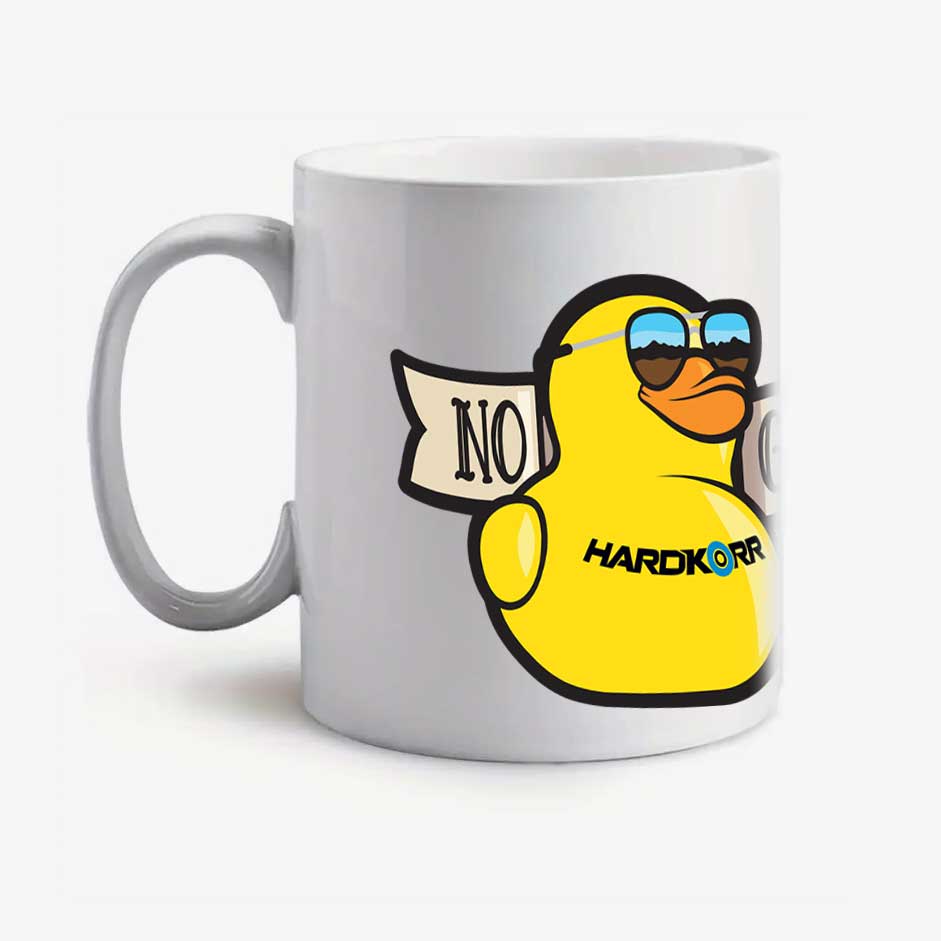 No Ducks Given 325ml Ceramic Coffee Mug - Funny Novelty Gift for Office, Home & Gag Gifts | Perfect for Tea, Coffee & Hot Beverages