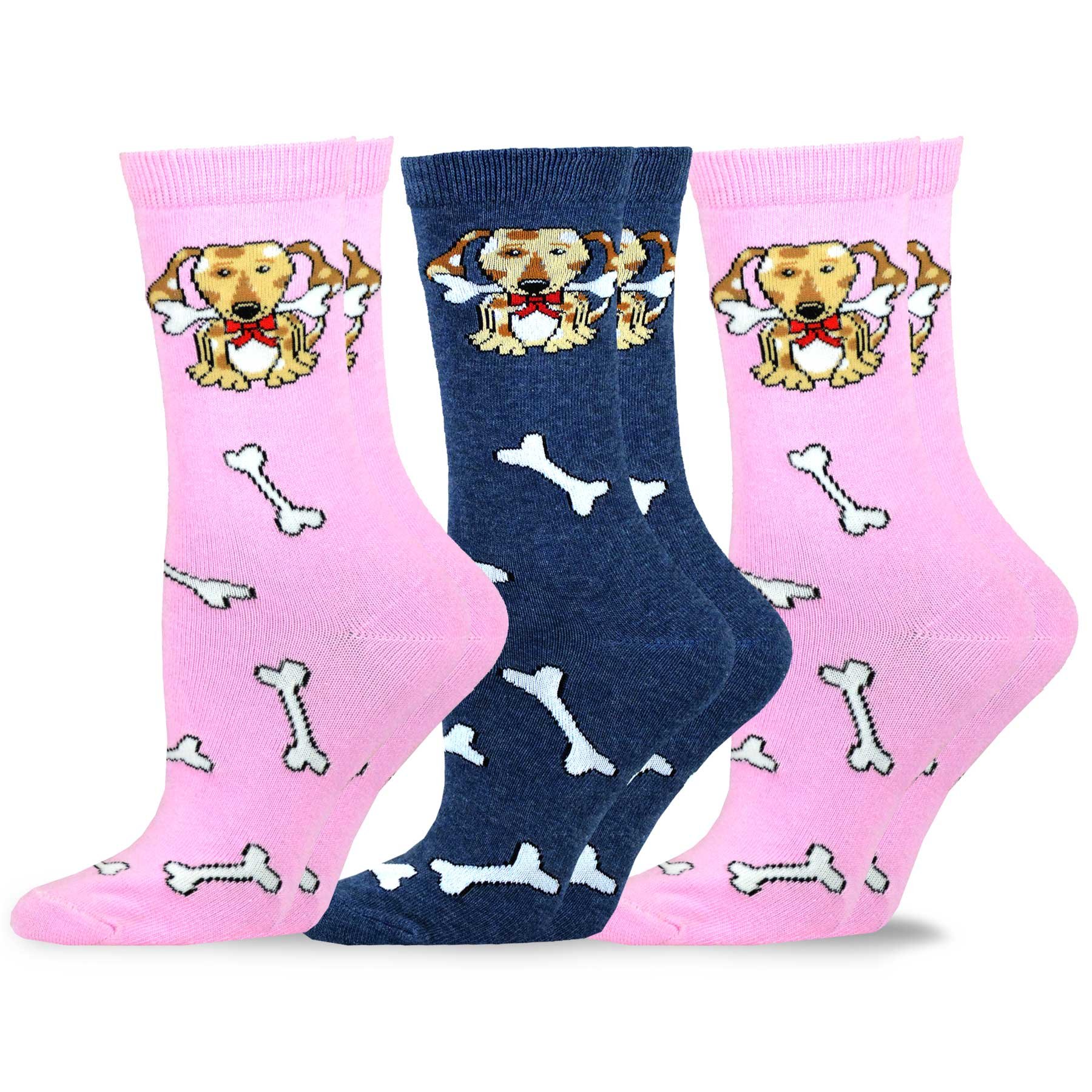 Funny Cat & Dog Lover Socks - Novelty Crew & Ankle Socks for Women & Men - Perfect Gift for Pet Lovers