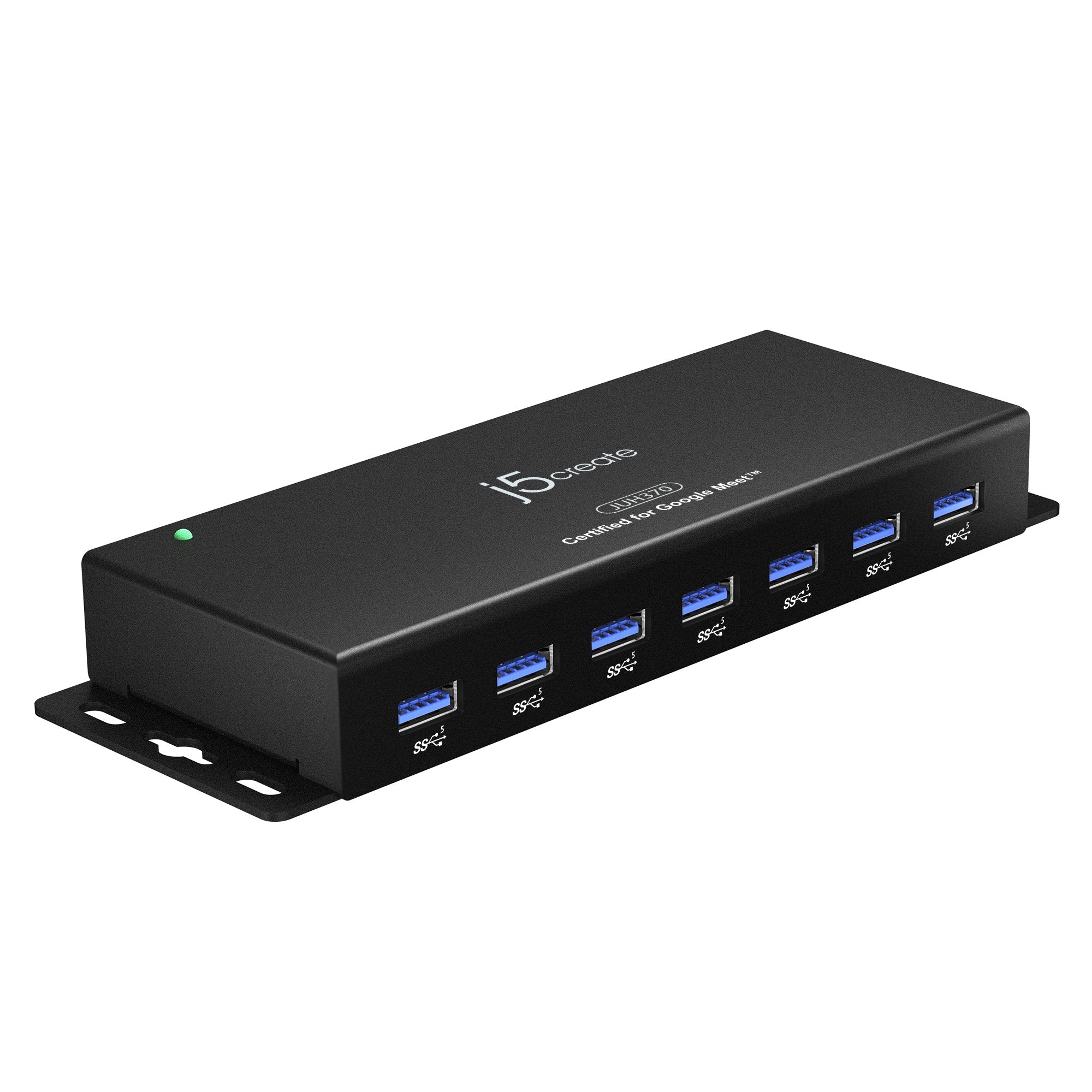 7-Port USB 3.0 Hub with ESD & Surge Protection - High Speed Data Transfer for Industrial & Office Use - Perfect for Multiple Device Charging & Data Sync