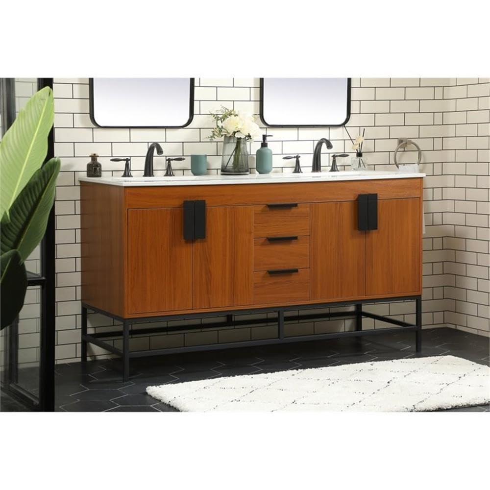 18 Inch White Modern Bathroom Vanity Cabinet - Elegant Under Sink Storage Organizer for Bathroom Fixtures | Perfect for Small Space Bathroom Decor & Organization