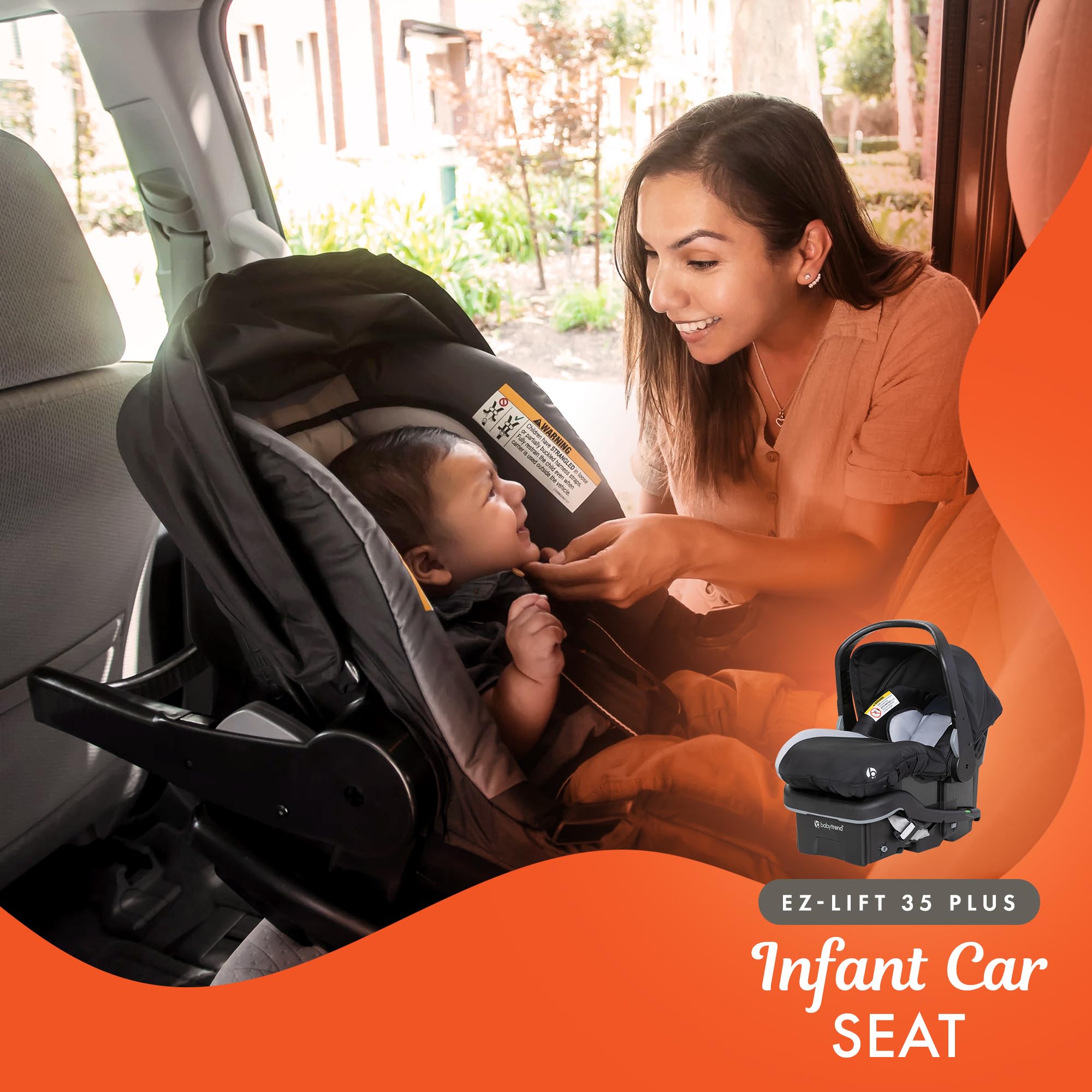 Baby Trend Double Stroller & Car Seat Combo for Infants & Toddlers - 2-Piece Travel System, Stormy Gray - Perfect for Twins, Siblings or Daycare Use