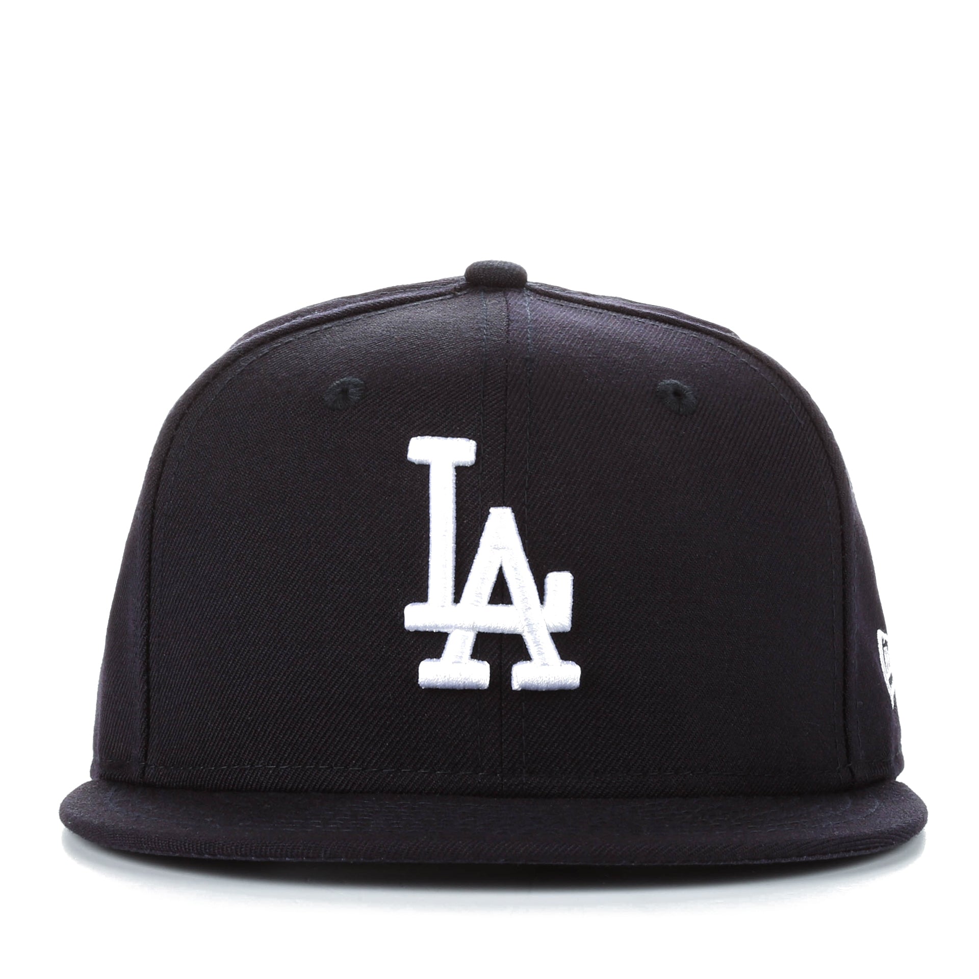 New Era 59Fifty Wool MLB Basic Fitted Cap - Los Angeles Dodgers Navy Blue Baseball Hat for Men & Women - Perfect for Games, Sports & Casual Wear