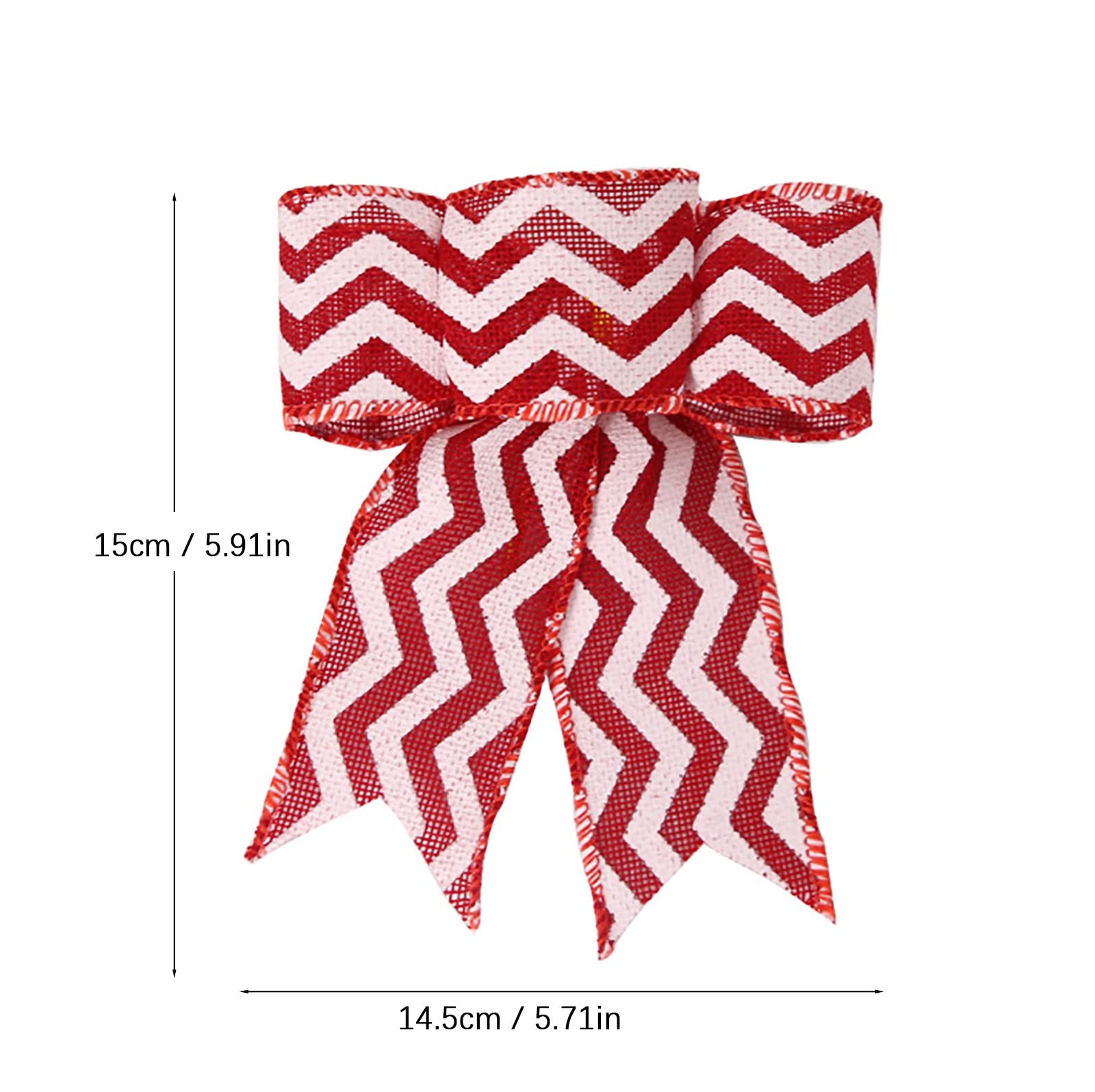 Christmas Tree Bows & Wreaths - Linen Decor for Holiday & Fall