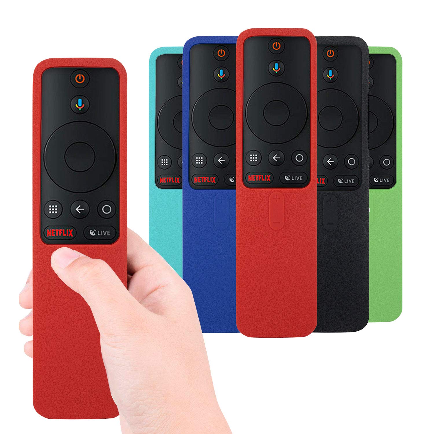 Shockproof Silicone Remote Cover for XIAOMI MI Box S & 4X - Anti-Slip Anti-Lost Remote Case with Lanyard (Black) - Perfect for Home Entertainment & TV Streaming Protection
