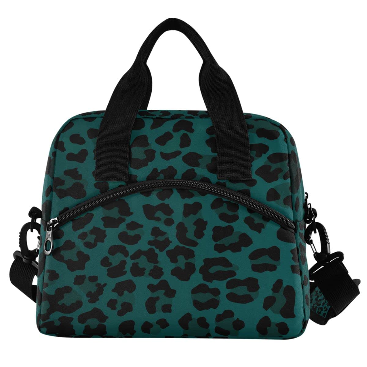 MNSRUU Insulated Lunch Bag Leopard Print - Reusable Leakproof Cooler Lunch Tote for Women & Men - Perfect for Work, School, Picnics & Outdoor Activities