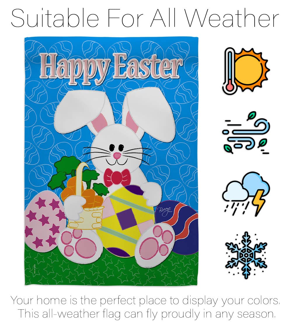 Happy Bunny House Flag & Eagle Set - Double-Sided 28