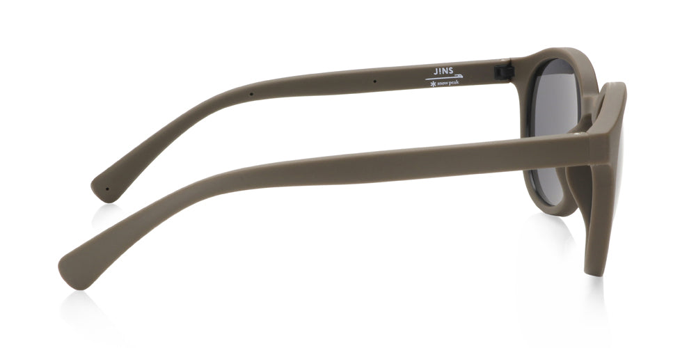 JINS x Snow Peak Rubber Sunglasses 015 85 - Lightweight Polarized Outdoor Sunglasses for Hiking, Fishing & Beach Activities