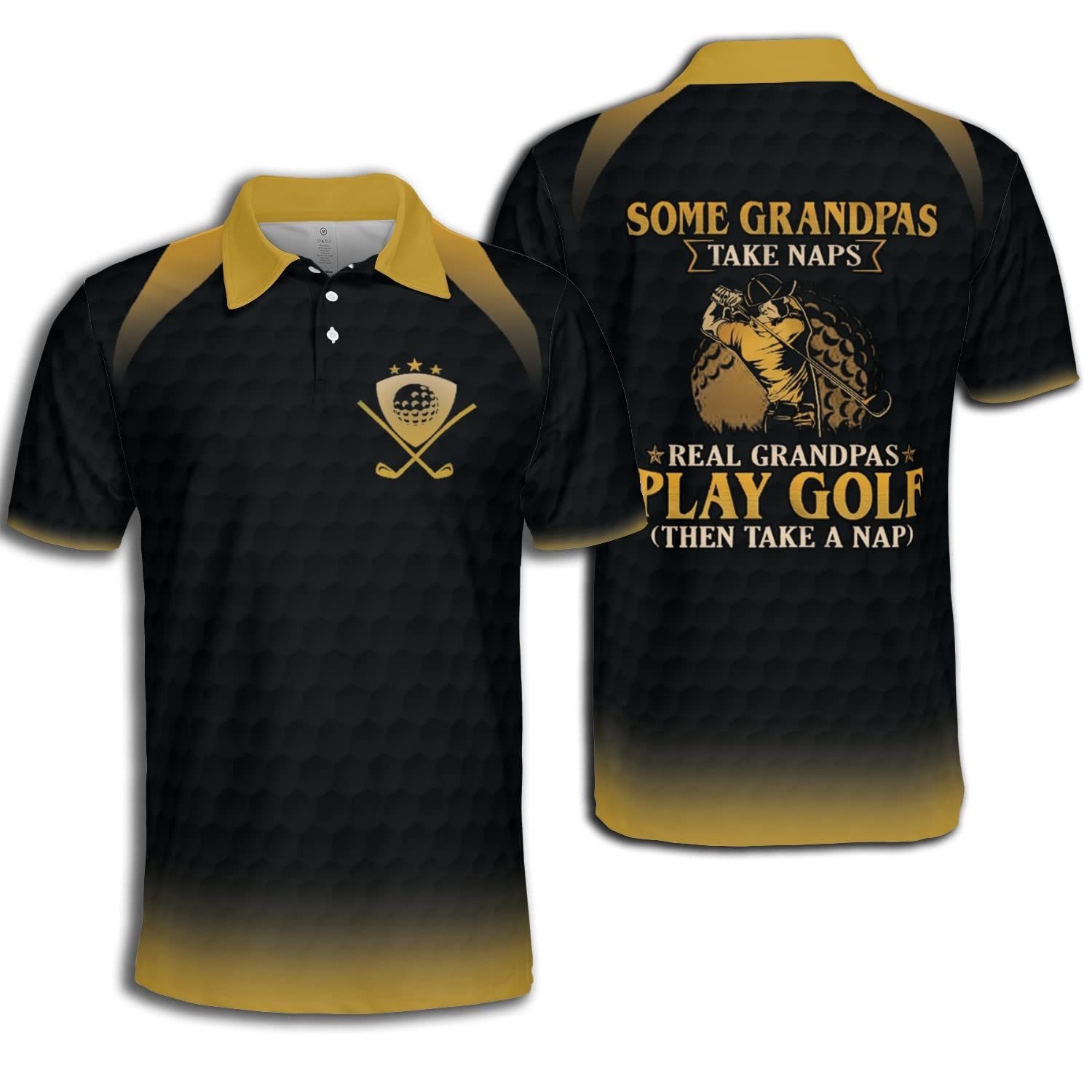Premium Men's Golf Shirt - Stylish & Comfortable Polo Golf Shirt for Men | Ideal for Golf Tournaments, Presidents Cup & Casual Wear