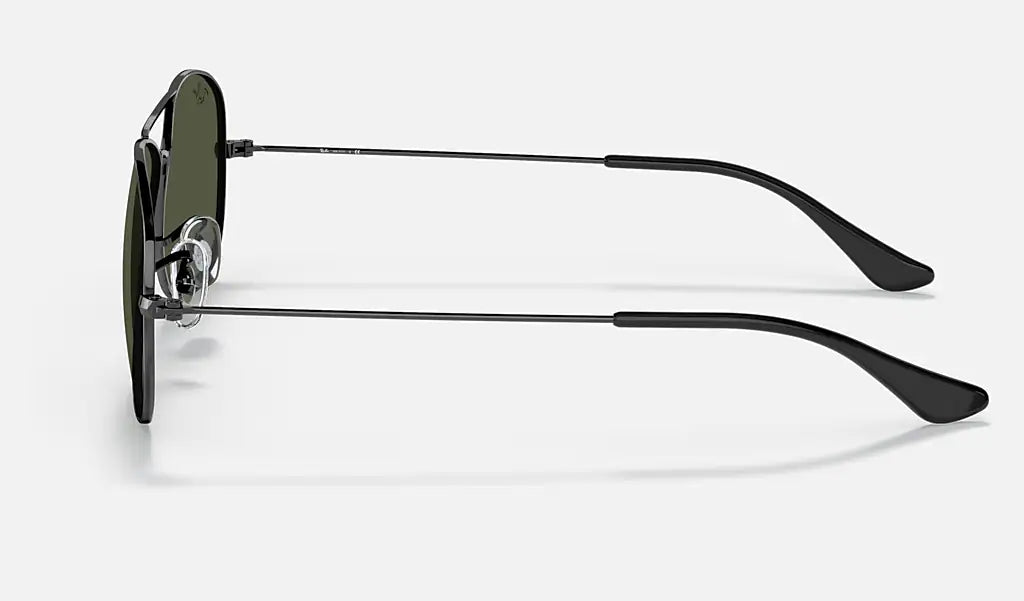 Ray Ban COCKPIT RB3362 004 56mm Gunmetal/Gray Green Polarized Sunglasses for Men - Classic Aviator Style for Driving, Travel & Outdoor Activities