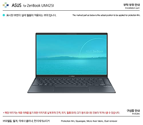 ASUS Zenbook 14 Screen Protector - Light Oleophobic High Gloss Film for Work & Travel