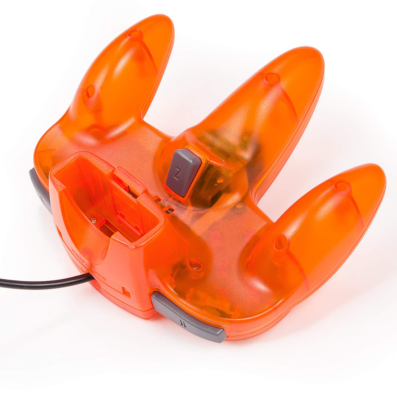 Original N64 USB Controller - Wired Gamepad Joystick for Windows PC, Mac, Linux & Raspberry Pi 3 | Compatible with Classic Nintendo 64 Games | Perfect for Retro Gaming, Emulators & Classic Console Enthusiasts (Green+Orange)