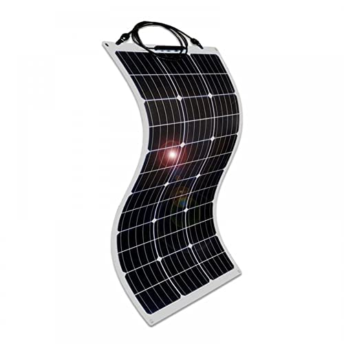 100W 18V Flexible Solar Panel Kit - Portable Solar Charger for Home, Car, RV, Boat & Camping | Waterproof & Lightweight for Outdoor Adventures
