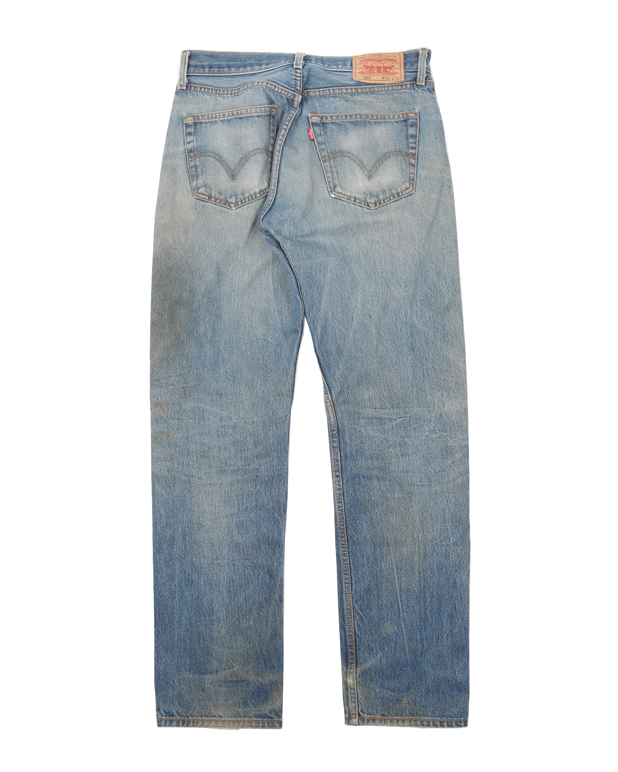 Vintage 1990s Levi's 501 Original Fit Jeans - Classic Mud Wash Denim for Men | Retro 90s Style, High-Quality Cotton | Perfect for Casual Wear, Street Fashion & Vintage Collections