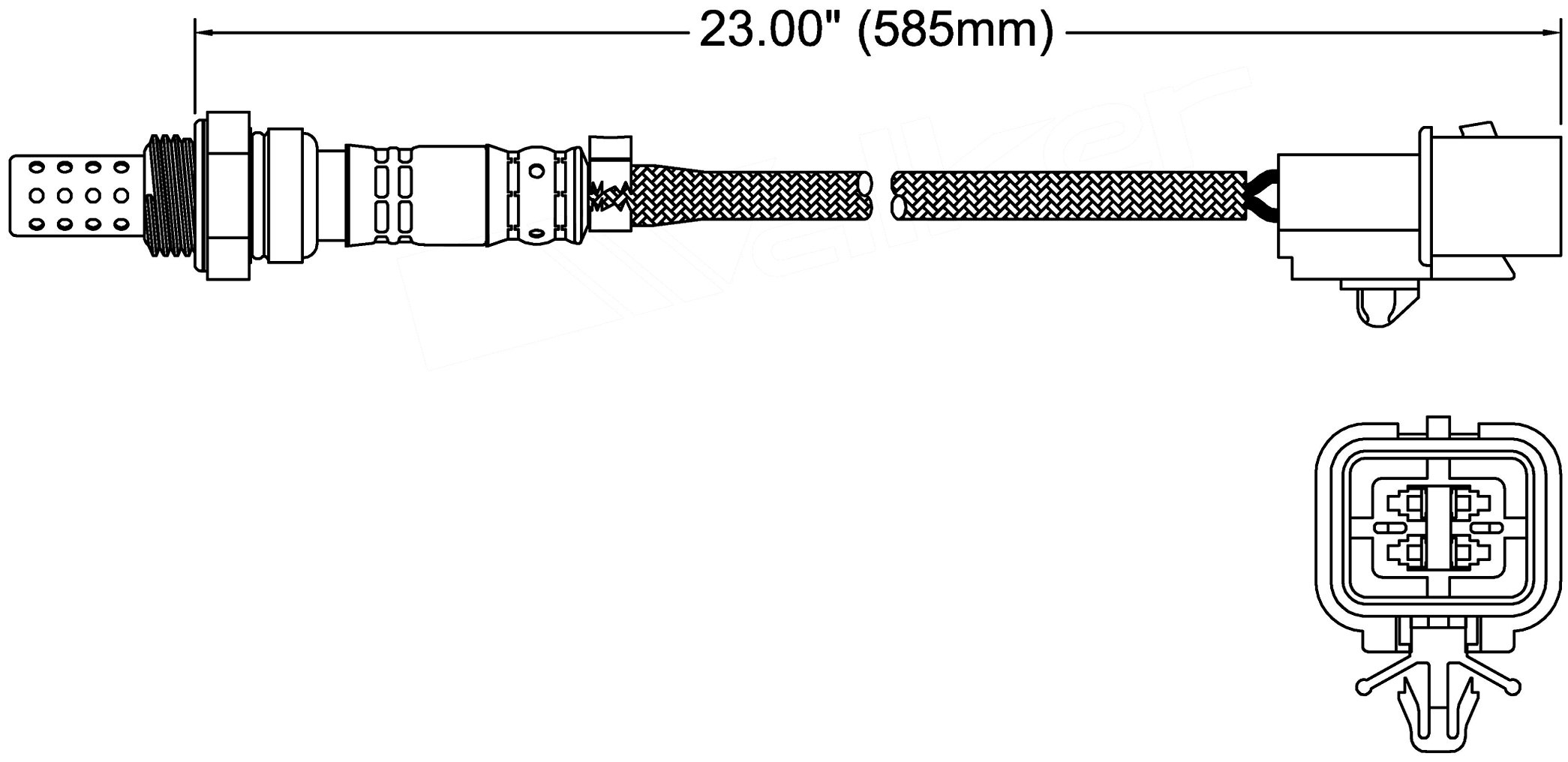 ACDelco Gold 213-3073 (19107417) Heated Oxygen Sensor - Compatible with Select GM Vehicles - Improve Engine Performance & Fuel Efficiency - Perfect for Cold Weather Driving & Emissions Testing