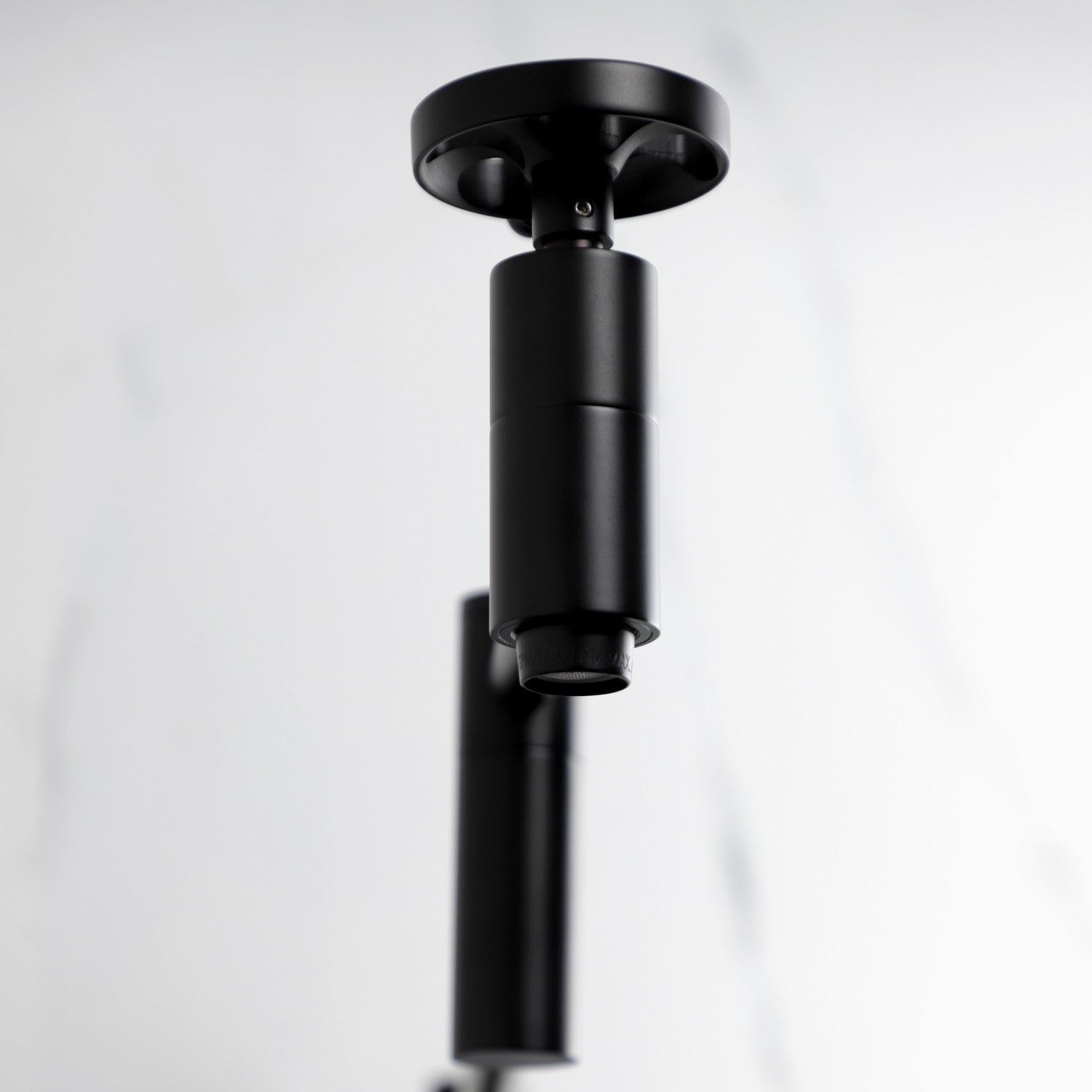 Belknap KS8100RX Matte Black Wall Mount Pot Filler Faucet - Two Handle Commercial Style Kitchen Sink Faucet for Cooking, Filling Pots & Pans - Perfect for Home Chefs & Restaurant Use