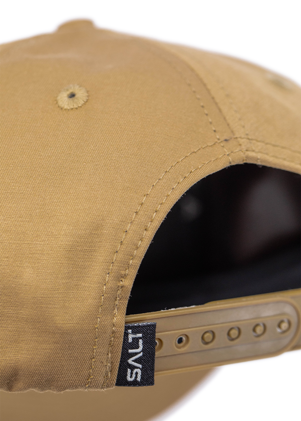 Salt Snapback Cap with Screenprint Logo - Stylish Adjustable Hat for Men & Women - Perfect for Outdoor Sports, Casual Wear, and Street Fashion