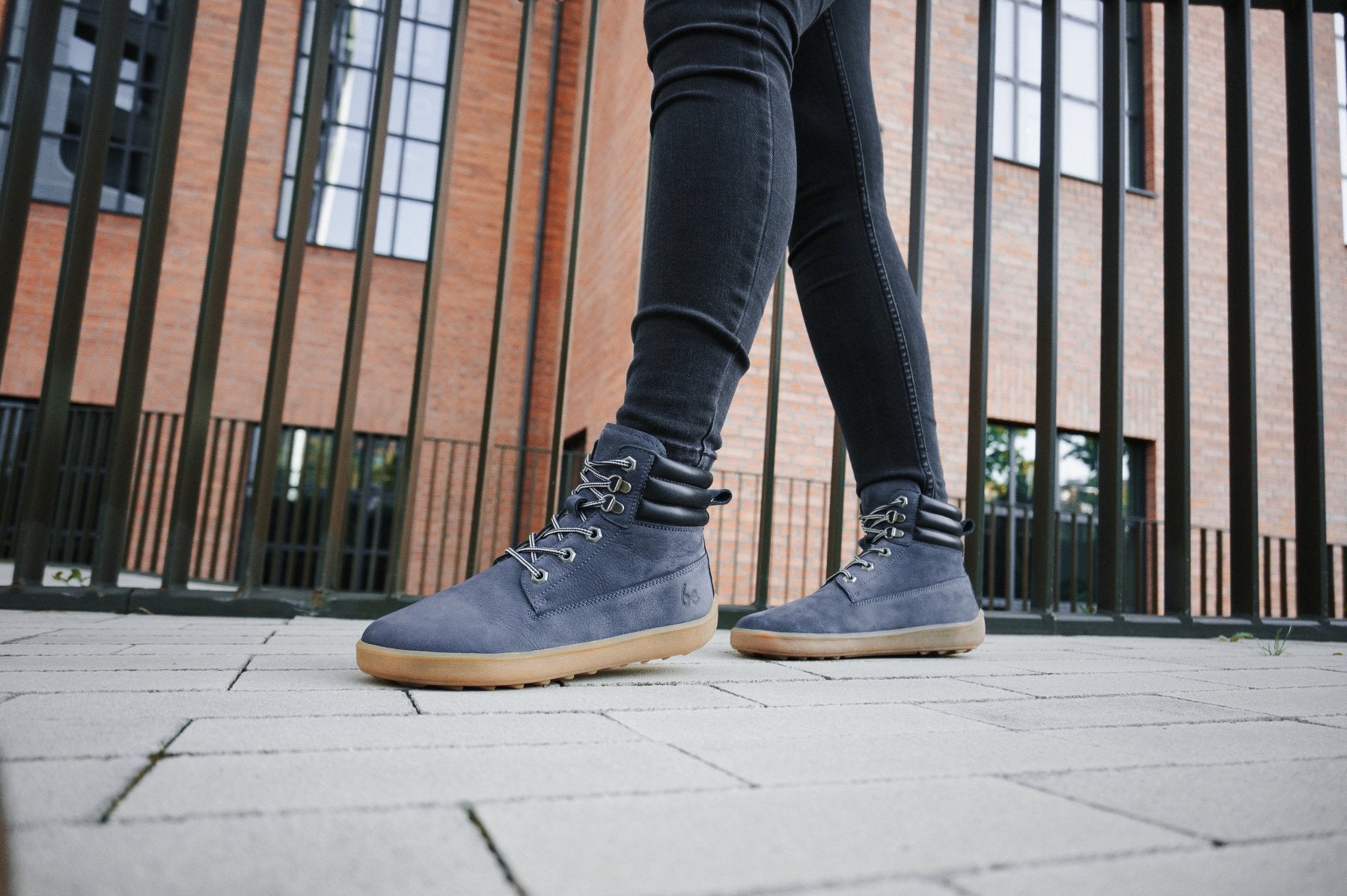 Barefoot Boots for Women - Be Lenka Nevada Neo Dark Blue | Minimalist Comfort Shoes for Walking, Hiking & Everyday Wear