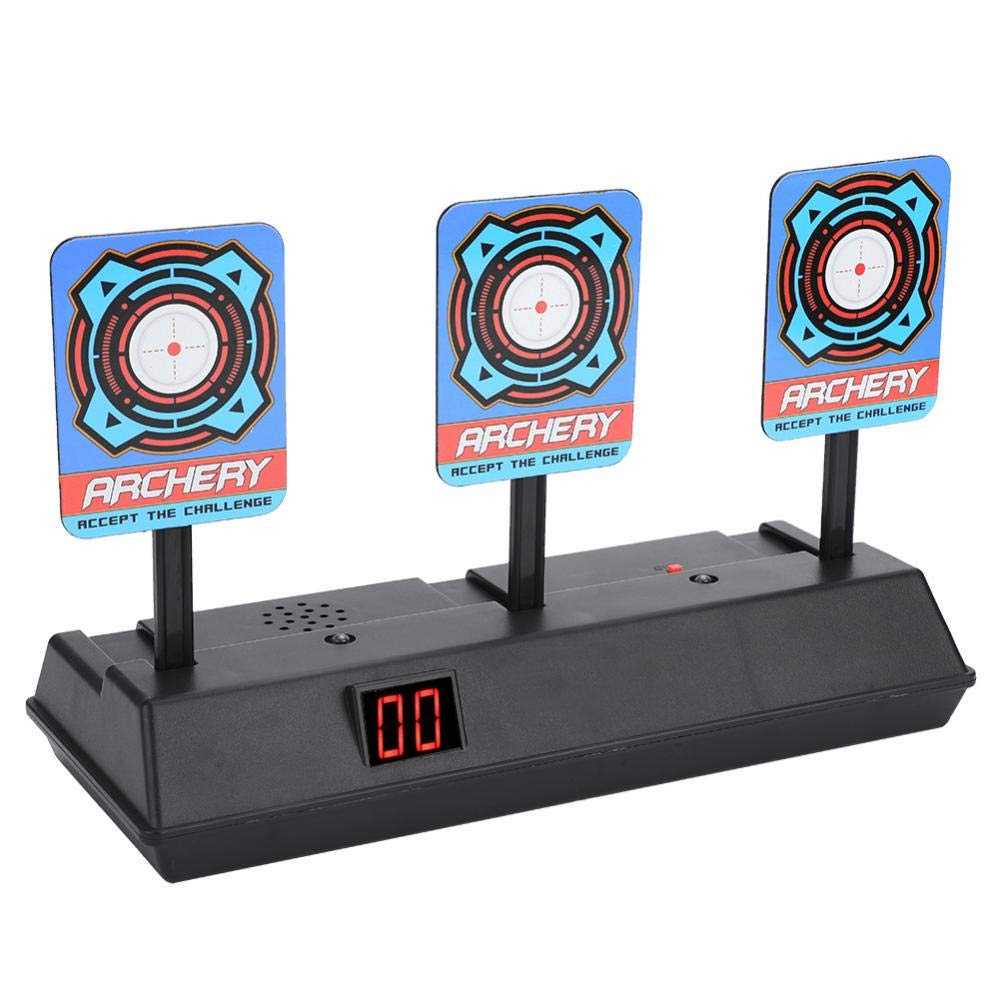 Alomejor Electric Toy Gun Target Set - Interactive Shooting Game with Digital Score Display for Kids & Adults - Perfect for Indoor/Outdoor Play, Birthday Parties & Nerf Gun Battles