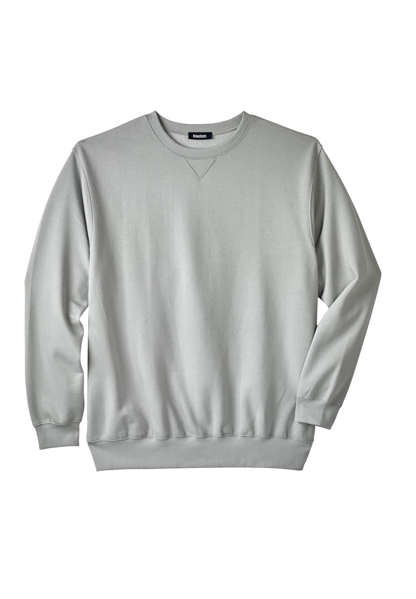 KingSize Men's Big & Tall Fleece Crewneck Sweatshirt - Soft & Warm Oversized Sweater for Casual Wear, Lounge & Outdoor Activities